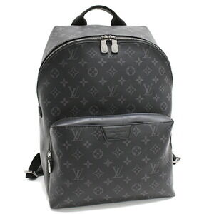 Louis Vuitton Apollo Backpack Monogram Eclipse Black Canvas Leather